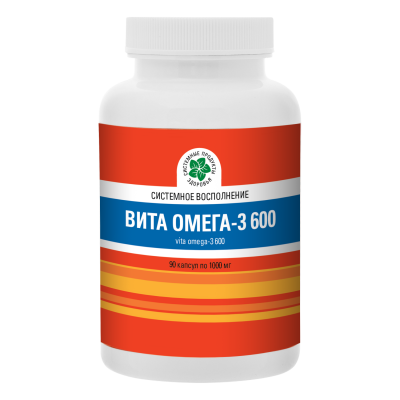 Вита Омега-3 600, 90 капс. Вита Омега-3 600, 90 капс.