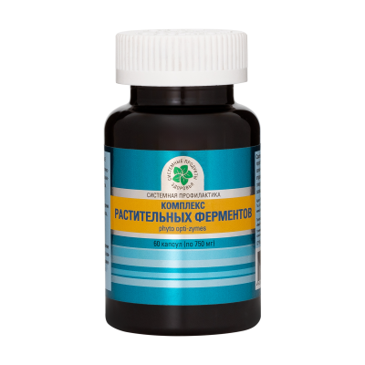 Өсімдік ферменттерінің кешені, 60 капс.